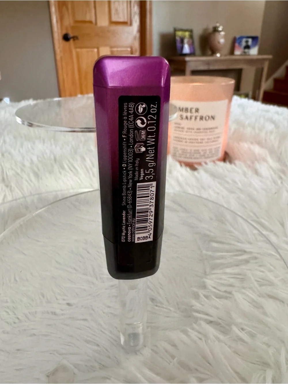 Catrice Satin Lipstick — Bright Purple Pink Shade